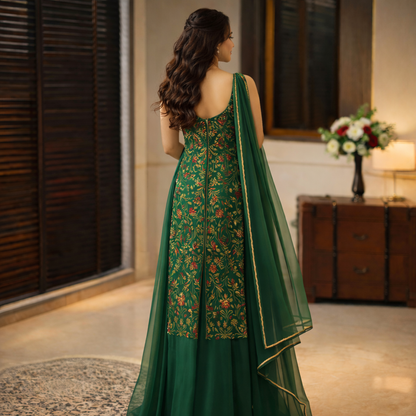 Green Ethnic Suit ✨ New Year Sale ✨