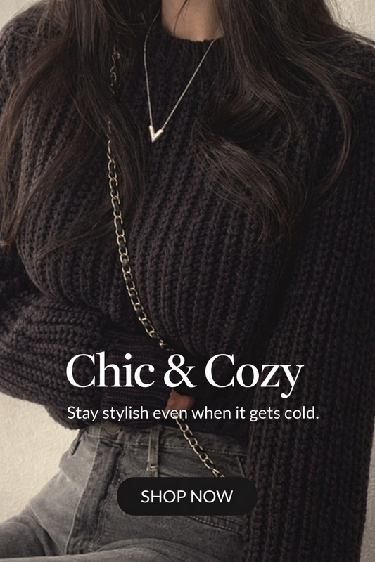 Midnight Luxe Knit Sweater ✨ New Year Sale ✨